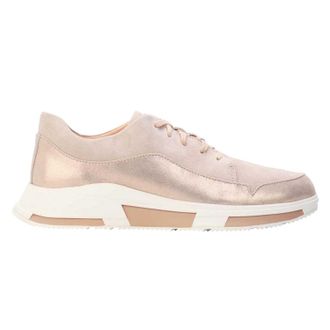 FitFlop Fit Flop Dames/Dames Freya Su&egrave;de Trainers (Beige)