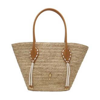 Christian Louboutin Tassen, Dames, Beige, ONE Size, Leer, Cabata Large Tote