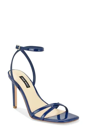 Nine West Penelope Sandal in Medium Blue at Nordstrom, Size 10.5