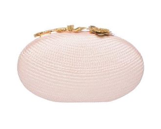 Raf&eacute; New York Joanna Ellipse Clutch in Blush at Nordstrom, Size Small