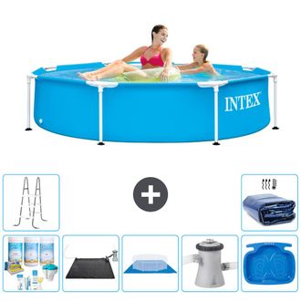 Intex Piscina Con Estructura Redonda - 244x51 Cm - 7-piezas S20404