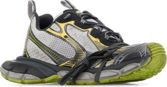 Balenciaga Mens Multicolor Mesh And Rubber 3xl Sneakers Whitegreygreenyel