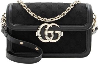 Gucci Black Gg Canvas Go Bag (Authentic Pre-Loved)