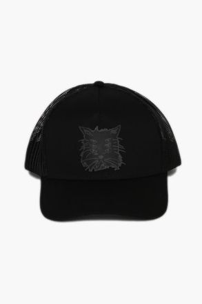 The Celect Cat Head Trucker Cap in Black at Nordstrom