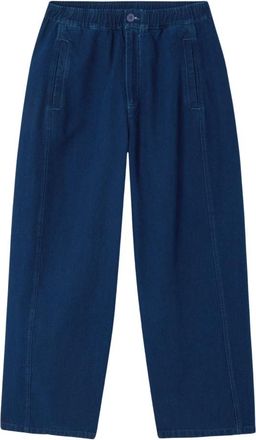 American Vintage Comow Balloon Broeken - Heren - Jeans - Blauw - Maat: M Katoen