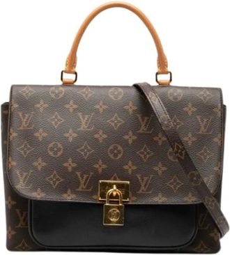 Louis Vuitton Pre-owned Handbags, female, Brown, Size: ONE SIZE Pre-owned Vintage Leather Handbag