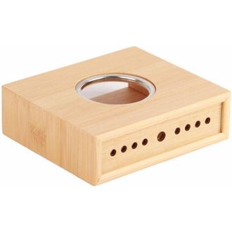 OEM Calentador De Alimentos De Bamb&uacute; - Dise&ntilde;o Ventilado, Base Aislante Tipo Tetera, Accesorios Para Calentar Platos En El Hogar, F&aacute;cil De Usar -crezuo