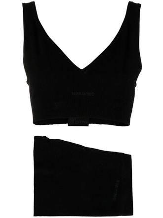 Red Valentino Set van top en shorts - Zwart