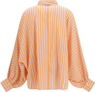 SoSUE Womens Shirt Antonia Voile Rose Coral Cotton