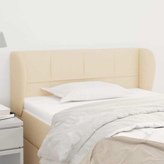 vidaXL Cabecero De Tela Color Crema 83x23x78/88 Cm Vidaxl