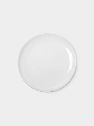 Astier De Villatte Rien Hand-Glazed Ceramic Salad / Dessert Plate - 5.5in/13.5cm (Set of 2)