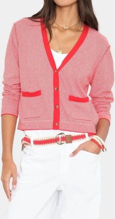 Xirena Ashton Cardigan In Red Salt
