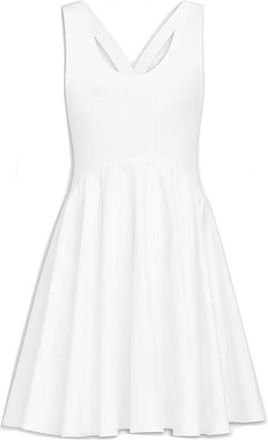 Alaia White Cotton Casual Womens Dress