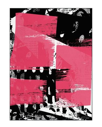 Empire Art Direct Glitch N Ii Washable Abstract Art Area Rug