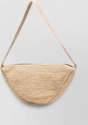 Ibeliv luna crescent crossbody bag woven strap