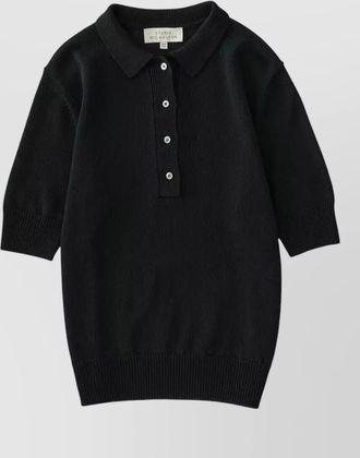 STUDIO NICHOLSON knitted polo top