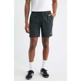 Brixton Everyday Corduroy Shorts in Vintage Black at Nordstrom, Size Xx-Large