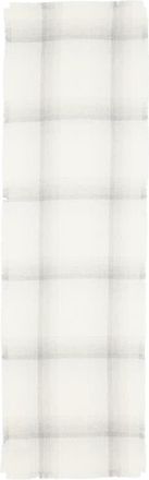 Johnstons of Elgin Blurred Cashmere & Silk Boucl&eacute; Fringe Scarf in Ecru at Nordstrom