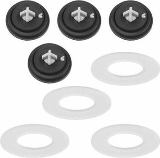 OEM 4 Unidades De Membrana Para V&aacute;lvula De Flotador De Bajo Caudal Siamp + 4 Arandelas De Flotador Para V&aacute;lvula De Descarga De Inodoro Para Mantenimiento 