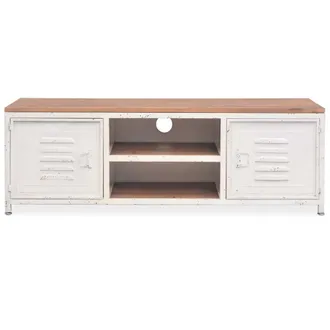 Berkfield Home TV Cabinet 120x30x40 cm White | Size: 120 x 30 x 40 cm