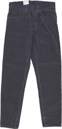 Carhartt Work in Progress Fluwelen Slim Fit Herenbroek - Heren - Straight fit broeken - Bruin - W28 - Katoen - Broeken
