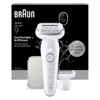 Braun Depiladora El&eacute;ctrica - Braun - Ses9-030 - 2 Modos - 50 Min - Impermeable - Blanco
