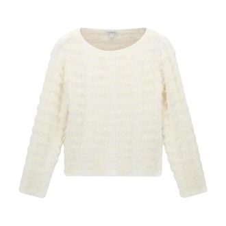Guess Leilani Fuzzy Sweater - - Knitwear - Donna - Bianco - S