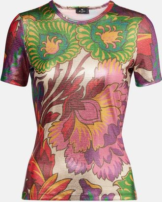 Etro T-shirt con stampa floreale