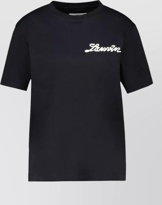 Lanvin cotton logo-print short-sleeve t-shirt