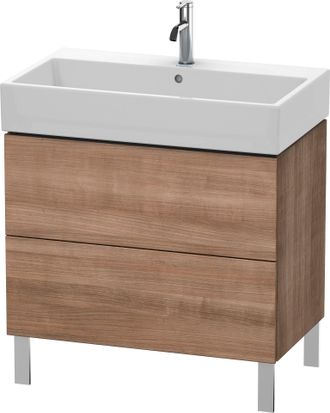 Duravit Unidad De Lavabo Duravit L-cube De Pie 78,4 X 45,9 Cm, 2 Extra&iacute;bles, Para Vero Air 235080, Color: Cerezo Del Tesino - Lc677707373