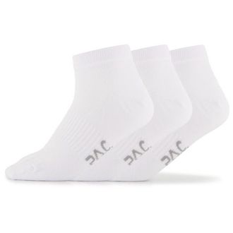 P.A.C. Logo-Socke 3-Pack Everyday Sneaker Multifunktionssocken - Unisex | wei&szlig;