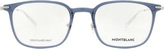 Montblanc Demo Square Mens Eyeglasses MB0100O 004 52