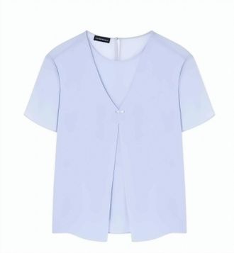 Emporio Armani Techno Georgette Two Piece Effect Blouse