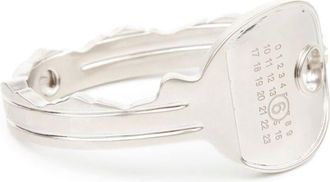 Maison Margiela key cuff - unisex - Brass - 4 - Silver