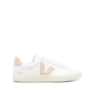 Veja Sneakers, unisex, White, Size: 13 US Campo Leather White Almond