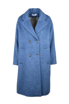 Olivier Horigamy Double-Breasted Coat - Blue