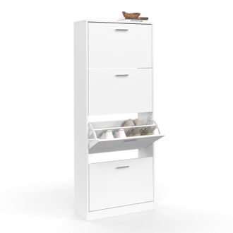 IDMarket Scarpiera Con 4 Ante Bianco