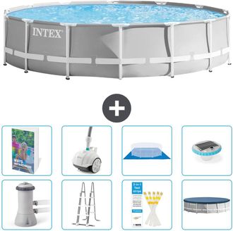 Intex Piscina Prism Frame Redonda - 427x107 Cm - 9-piezas S552