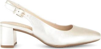 Gabor Slingback Pumps - Dames - Pumps - Beige - 36 1/2 EU - Leer - Schoenen