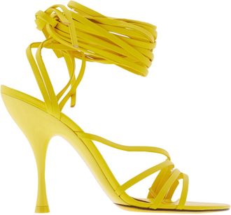 Ferragamo Victoria X5 Wrap Tie Sandals, Size 10 B
