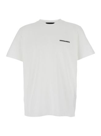 Dsquared2 White Crew Neck T-Shirt