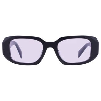 Prada Violet Rectangular Ladies Sunglasses PR 17WSF 16K40J 51