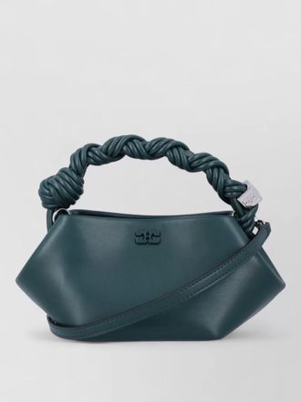 Ganni bou mini leather shoulder bag