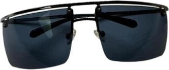 Celine Pre-owned Accessories, female, Blue, Size: ONE SIZE Pre-owned Vintage Metal Sunglasses