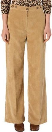 Gerard Darel Cass Wide-Leg Corduroy Pants in Sand at Nordstrom, Size 12