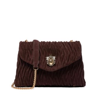 Dune London Womens Accessories Darling - Quilted Leather Cross Body Bag - Brown - One Size
