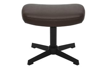 Global Interiors 360&deg; drehbarer Design Sessel Mileys, Kunstleder Braun