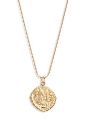 CHILD OF WILD Cortez Coin Pendant Necklace in Gold at Nordstrom