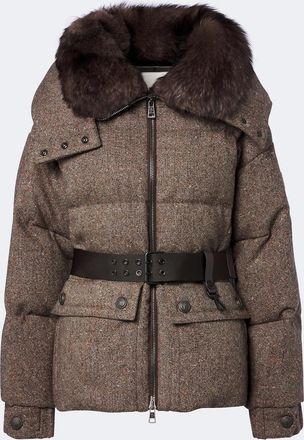 Moncler Gelise hooded virgin wool down jacket