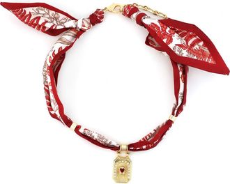 Panacea Red Scarf Necklace at Nordstrom